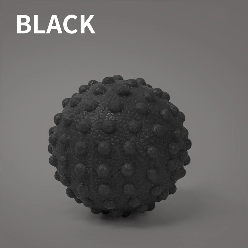 Fascia Ball Foot Plantar Fascia Relaxation Massage Ball Posture Correction for Yoga Fitness, Pilates, Running Muscle Massage Oasis Select black