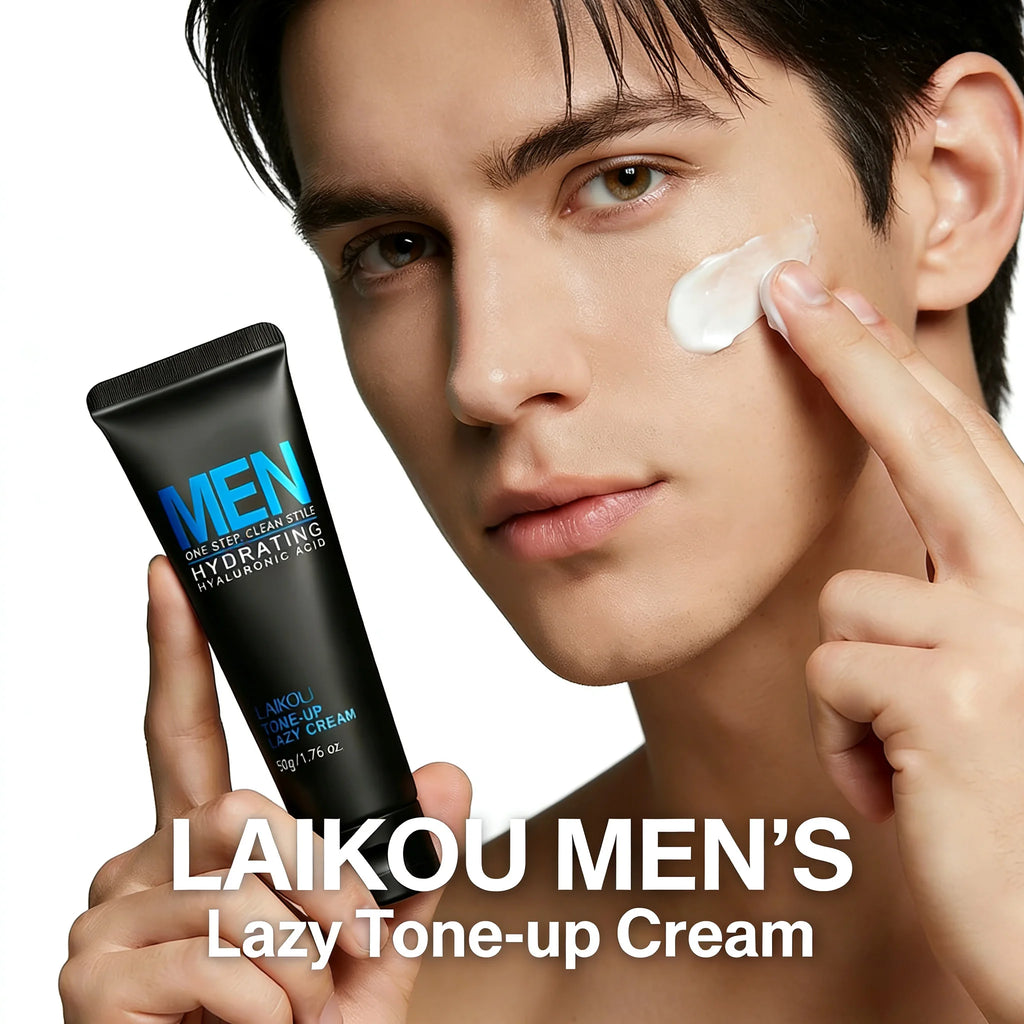 LAIKOU Men's BB Tone Up Cream – Hyaluronic Acid Oil Control 50g Men's BB Cream Oasis Select