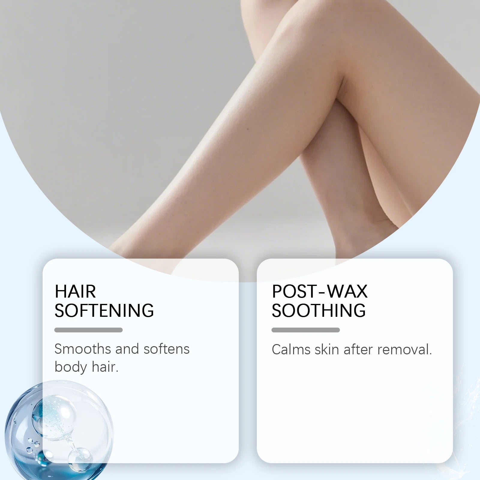 Gently Hair Removal Soothing Skin Essence Roller Ball Cleanse Nourishes Whole Body Keeps Skin Soft Care Hair Removal Roller Oasis Select