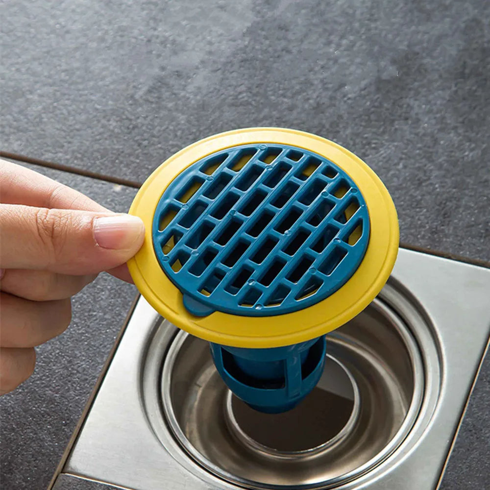 Bath Shower Floor Drain Strainer Cover Plug Trap Silicone Anti-odor Sink Bathroom Water Filter Insect Prevention Deodorant Oasis Select
