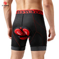 X-TIGER Men's Cycling Shorts Gel Pad Breathable Non-slip Shock-Absorbing Bicycle Underpant Pro MTB Road Bike Cycling Shorts Oasis Select XM-DNK-36001 S