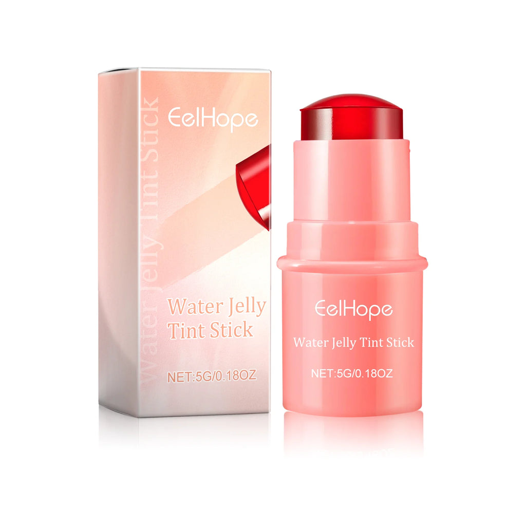 Eelhope 3-in-1 Milk Jelly Tint Blush & Lip Stick | Matte Finish Blush & Lip Tint Stick Oasis Select A Coral Color