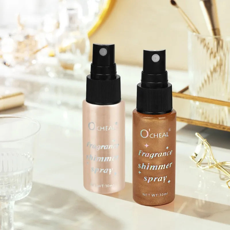 Waterproof Glitter Flash Spray – Face, Body & Neck Shimmer Body Glitter Spray Oasis Select