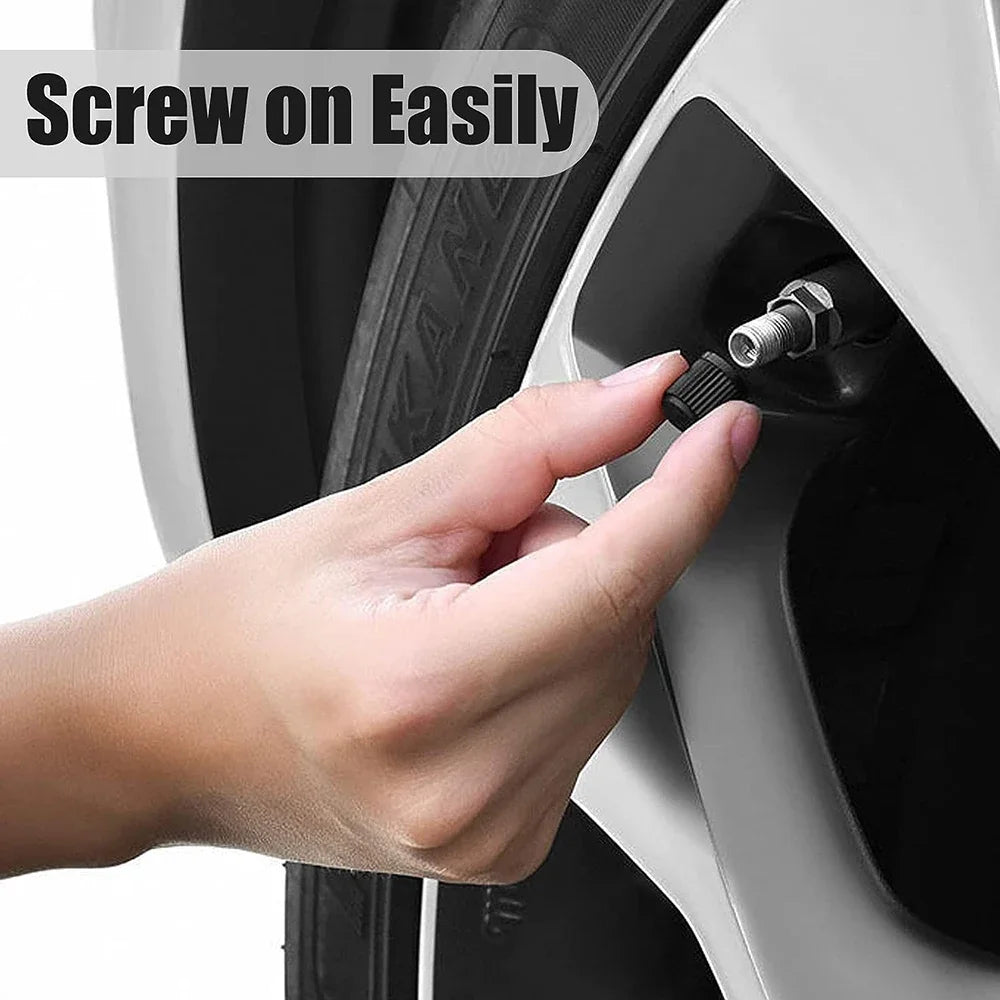 Tire Stem Valve Caps Tyre Valve Caps with O Seal Ring, Universal Stem Dust Covers for SUV, Cars, Bike, Motorcycles, Trucks Oasis Select