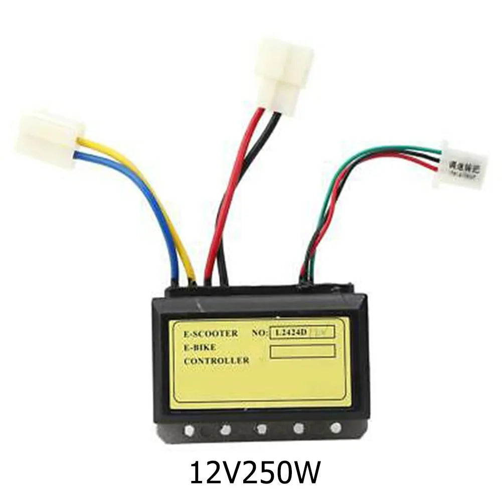 Electric Bicycle Controller 12V 250W 3 Line Brushed Controller Extended Cable Twist Throttle Handlebar Grip Set Oasis Select