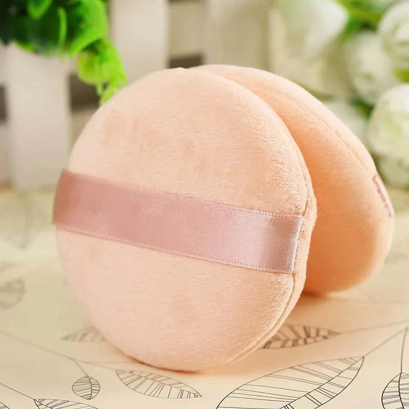 1/2/3/4pcs Soft Velvet Makeup Sponge Loose Powder Cosmetic Puff Double-sided Face Makeup Sponge Concealer Wet Dry Makeup Tools Oasis Select