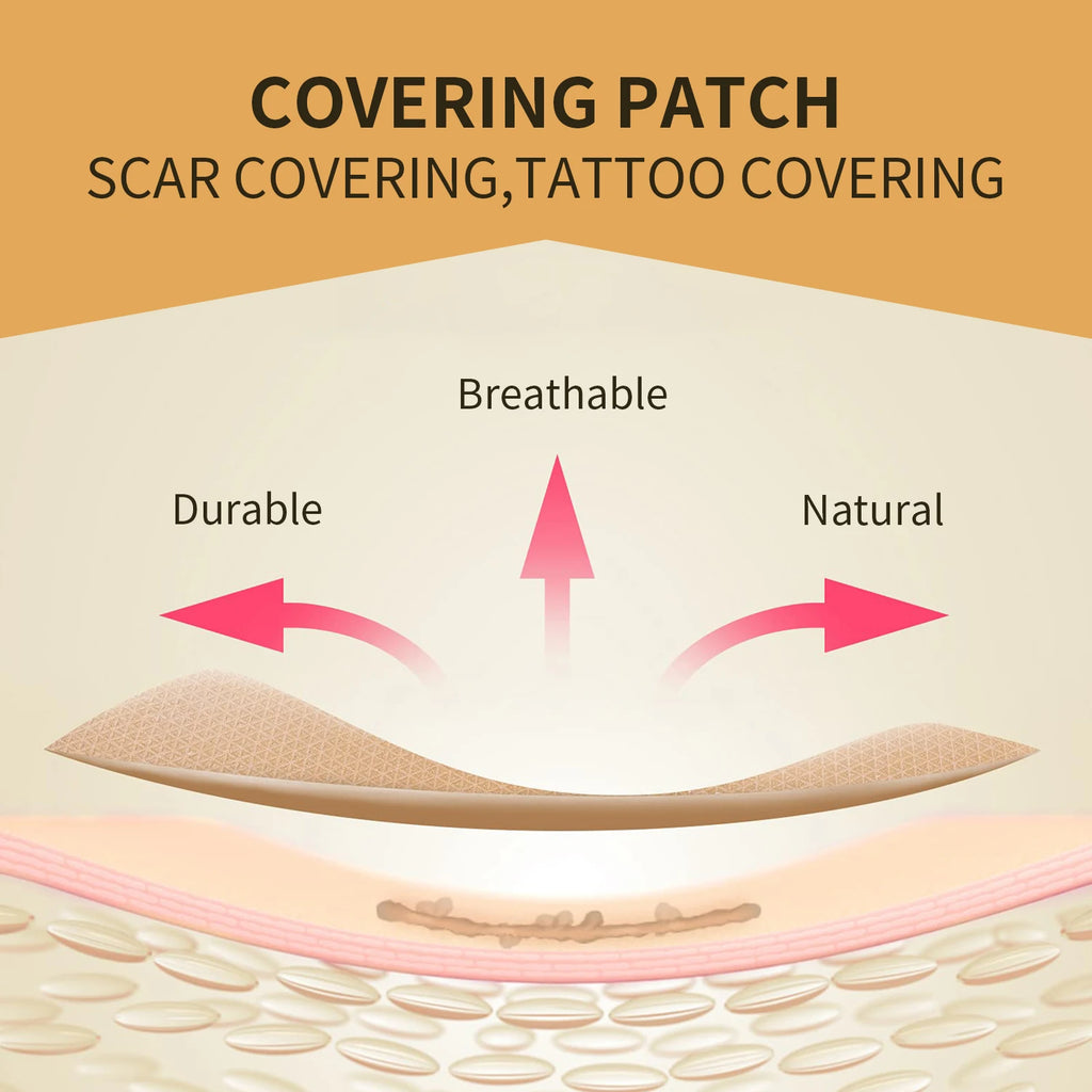 Jaysuing Scar & Tattoo Cover Patches – Waterproof Concealer Body Concealer Patch Oasis Select