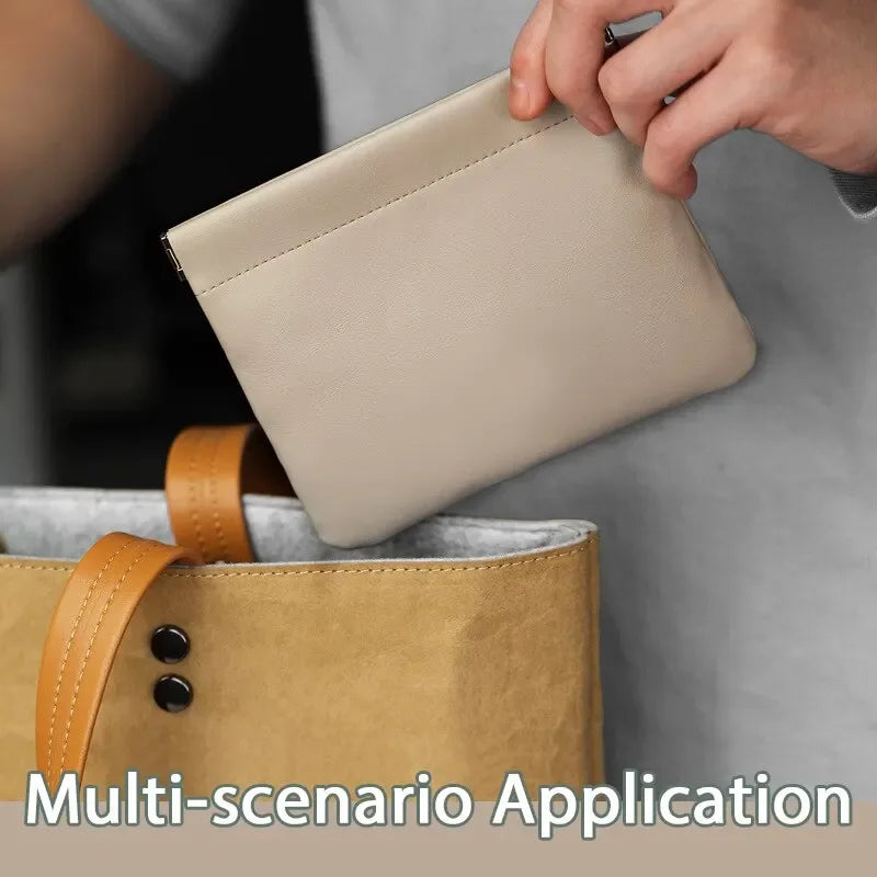 PU Leather Waterproof Storage Bag | Cosmetic & Jewelry Organizer Cosmetic Storage Bag Oasis Select