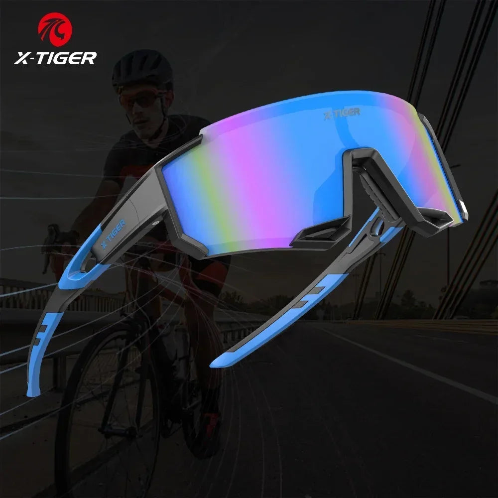 X-TIGER Color Polarized Cycling Glasses Men Women Sports Sunglasses Road MTB Bike Bicycle Riding Protection Goggles Eyewear Oasis Select