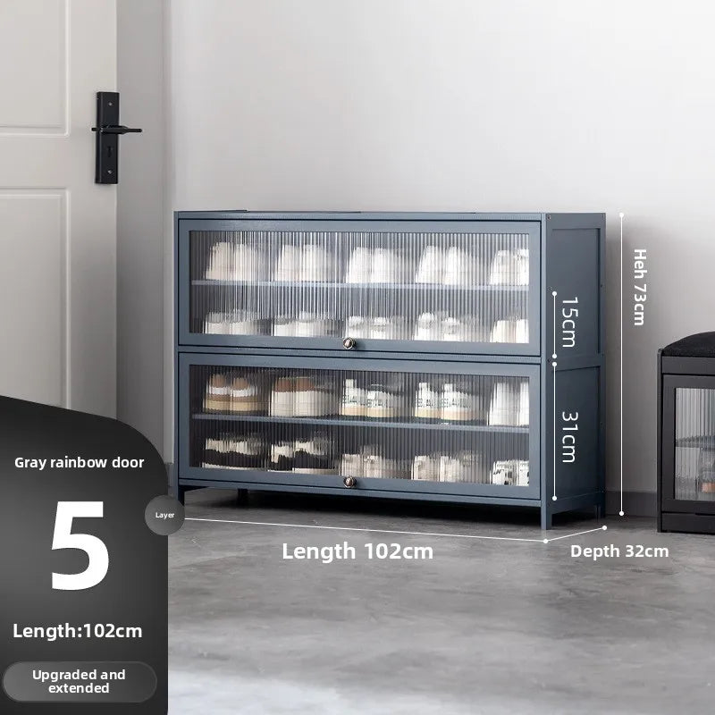 Shoe cabinet door, household door, shoe rack, multi-layer simple and large-capacity storage, indoor entry, dormitory Oasis Select Fifth floor 102