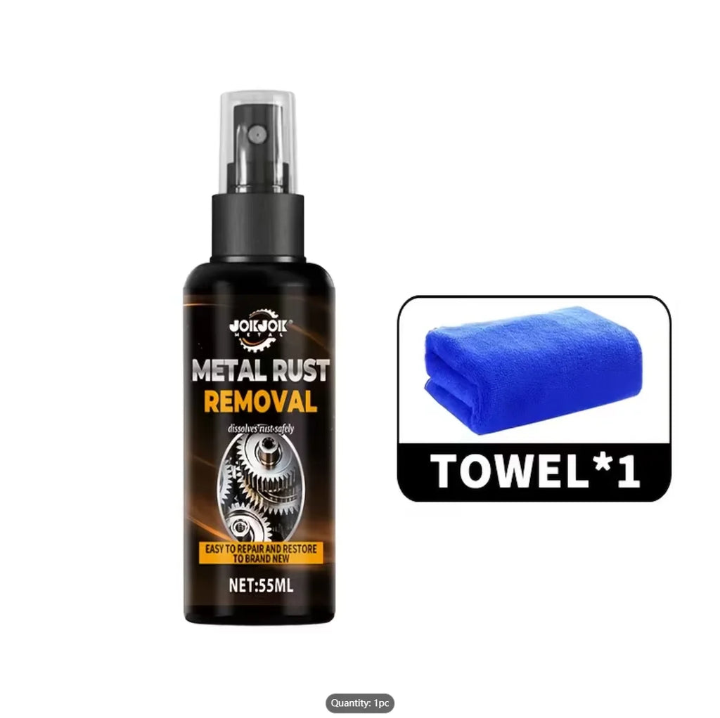 Metal Rust Remover Spray with Towel – Car & Home Use Rust Remover Spray Oasis Select