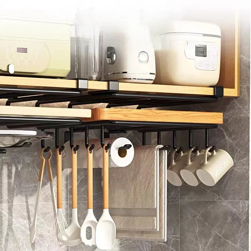 Kitchen Under Cabinet Basket Storage Shelf Cutting Board Rack Kitchen Closet Rack Under Desk Cabinet Office Bathroom Organizers Oasis Select