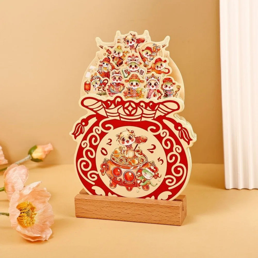 2026 Flowers Desk Calendar Mini Calendar Standing Desk Calendar Vase-Like Desktop Monthly Planner for Home School Office Oasis Select