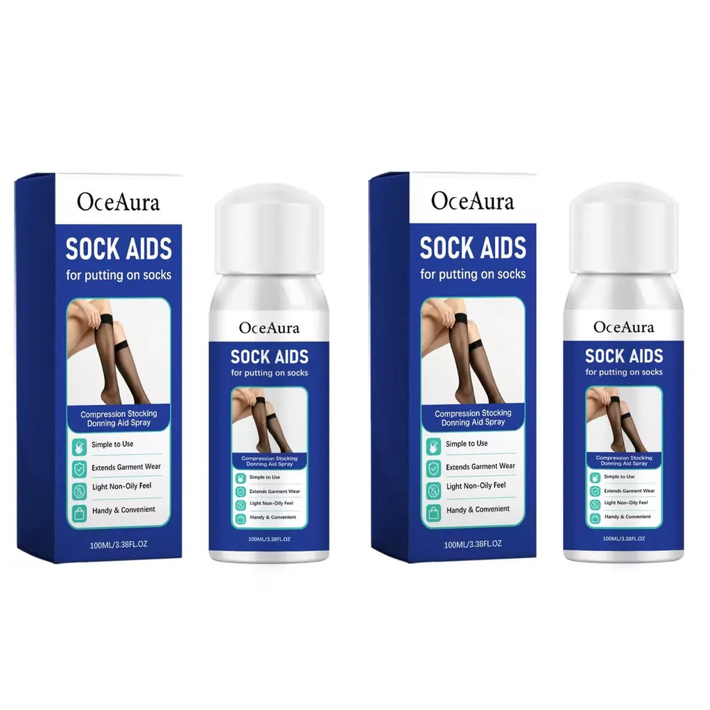 Sock Wearing Helper Spray Smooth Wear Resist Easy Reduce Skin