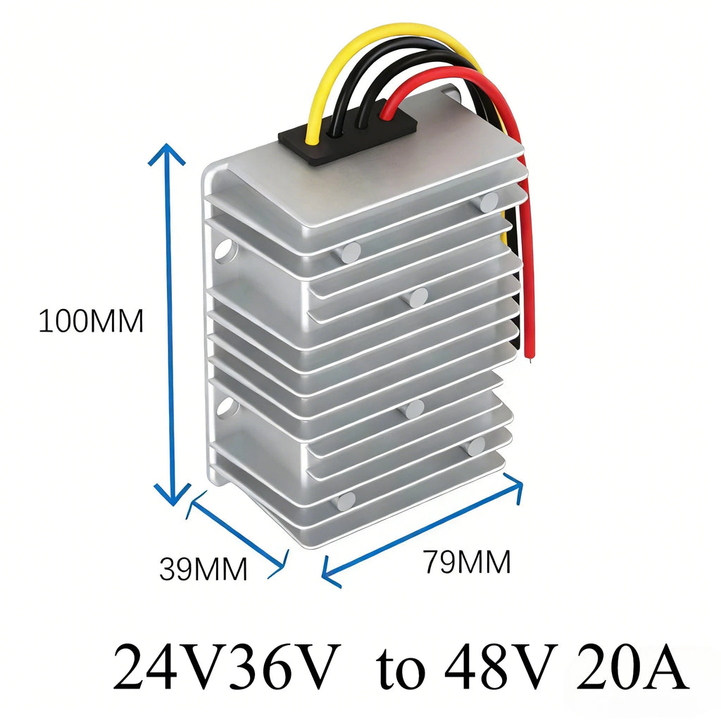 24V 36V TO 48V 3A -30A STEP UP MODULE 24V to 48V Boost Voltage Regulator DC-DC Converter FOR AUTOMOTIVES CE RoHS Certificated Oasis Select 24V36V to 48V 20A