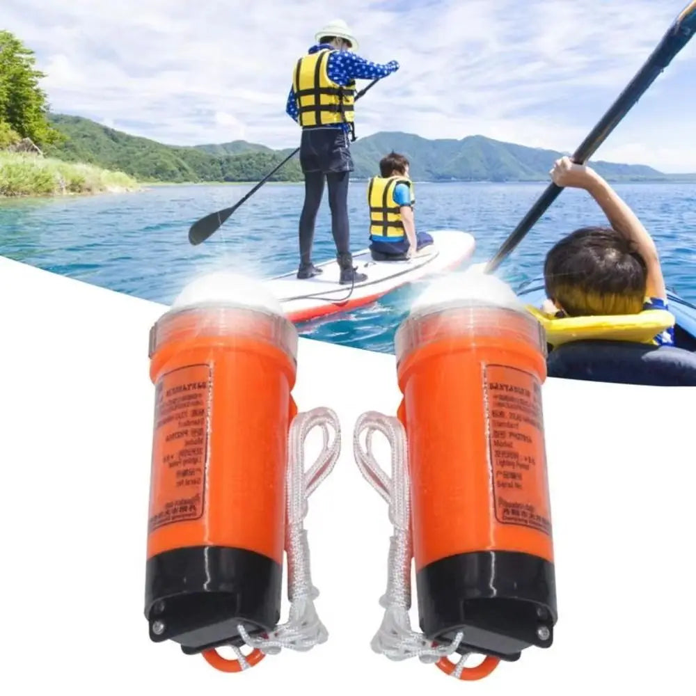 LED Strobe Life Vest Light – Solar Emergency Survival Beacon