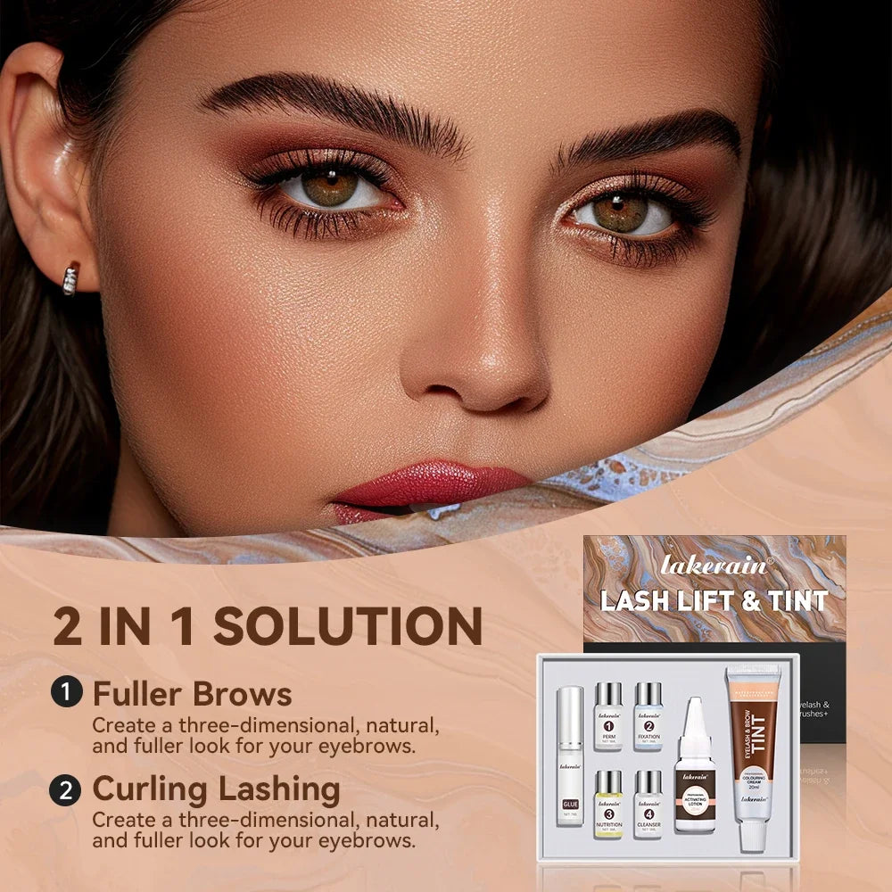 Lash Lift and Tint Kit Professional Eyelash Lifting Calia Perming Lashes Tint Brow Dye Eyes Makeup Tools Dropshipping Oasis Select