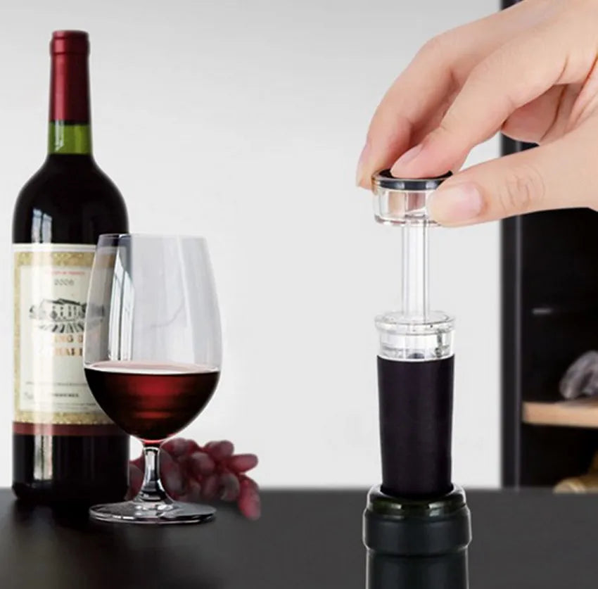 4-Pack Vacuum Wine Bottle Stoppers – Airtight Silicone Sealer Wine Bottle Stopper Oasis Select