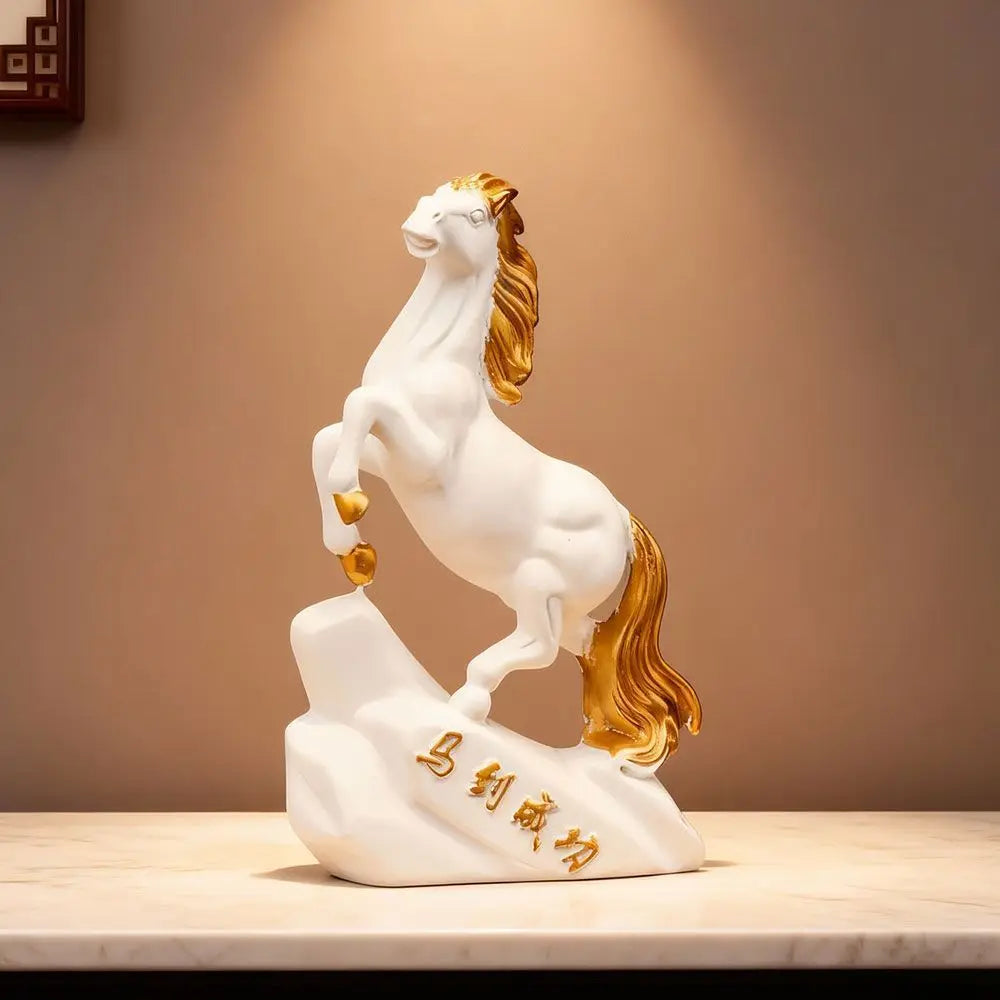 2026 Chinese Zodiac Horse Decoration Home Decor Craft Living Room TV Cabinet New Chinese Style "Horse to Success" Ornament Oasis Select