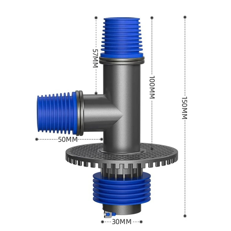 Universal Washing Machine Floor Drain Adapter – Odor-Proof Floor Drain Adapter Oasis Select