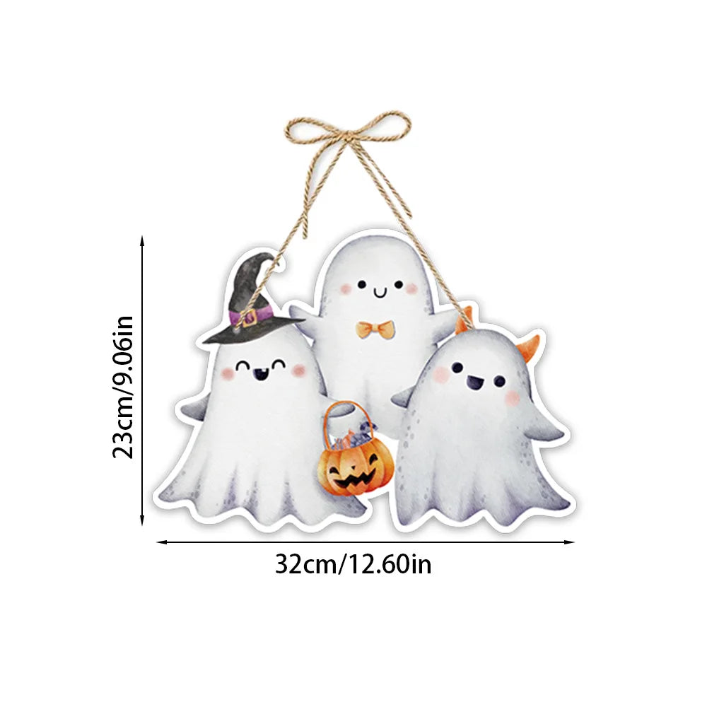 Halloween Spooky Castle Paper Door Hanging Decoration