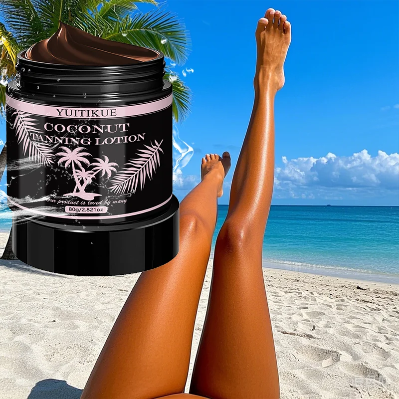 YUITIKUE Coconut Sunless Tanner – Hydrating Self Tan, 80g