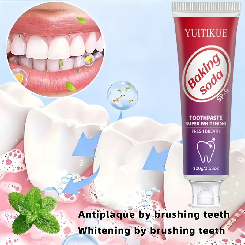 Baking Soda Toothpaste – Whitening, Deep Clean & Fresh Breath