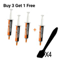 MIRAVEXL 8g Non-Conductive Thermal Paste Safe Cooling Heatsink Compound For CPU GPU PC Console Repair & Heat Dissipation + Tools Oasis Select 4PCS