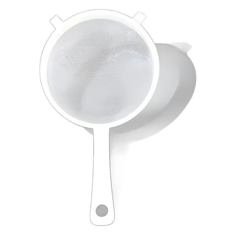 Food Grade Plastic Handheld Flour Sifter Reusable Fine Mesh Strainer for Tea Juice Powder Kitchen Baking Oasis Select