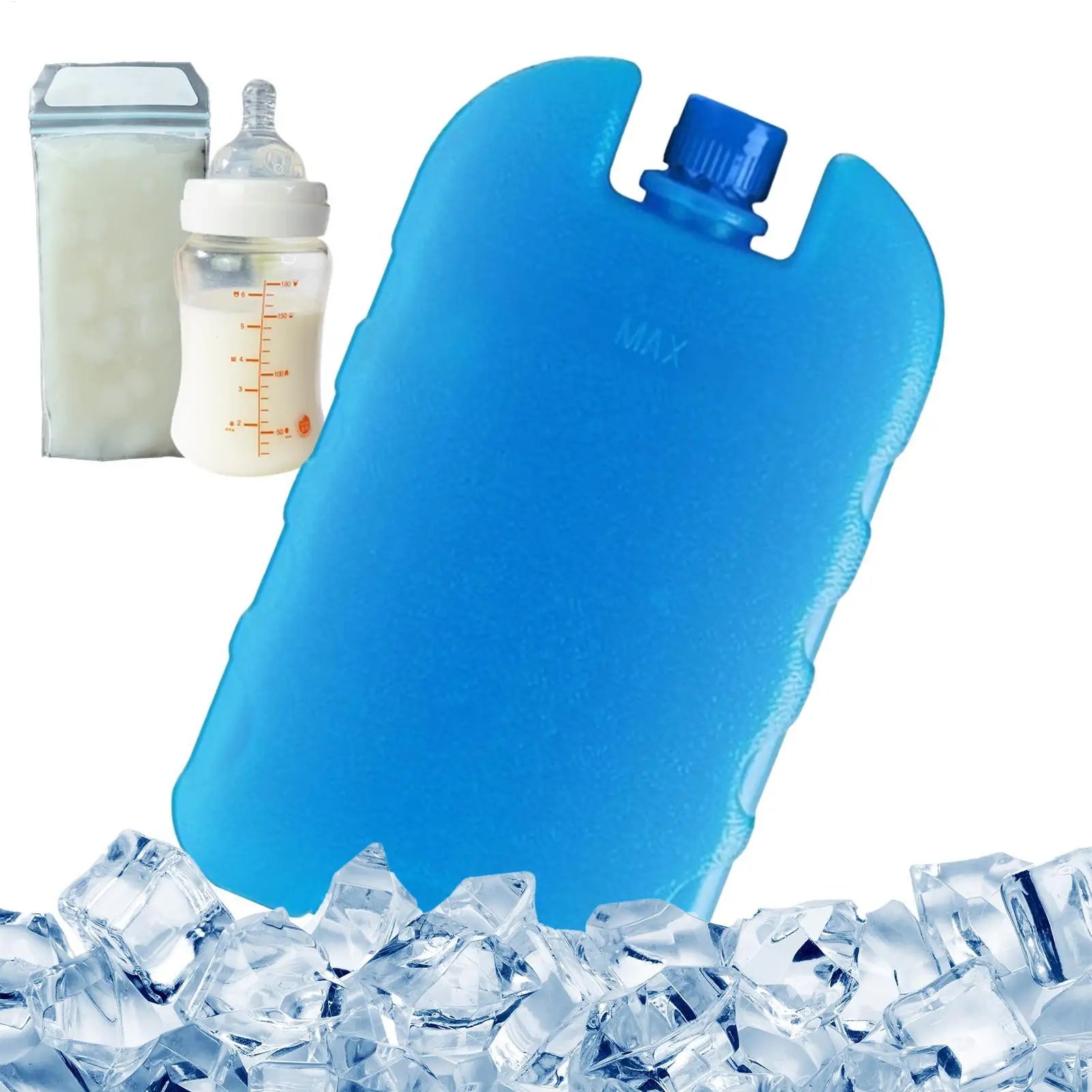 Reusable Ice Box New Keep Fresh Refrigeration Refrigerated Shipping Cooling Box PE Picnic Cooler Box Portable Ice Cooling Pack Oasis Select