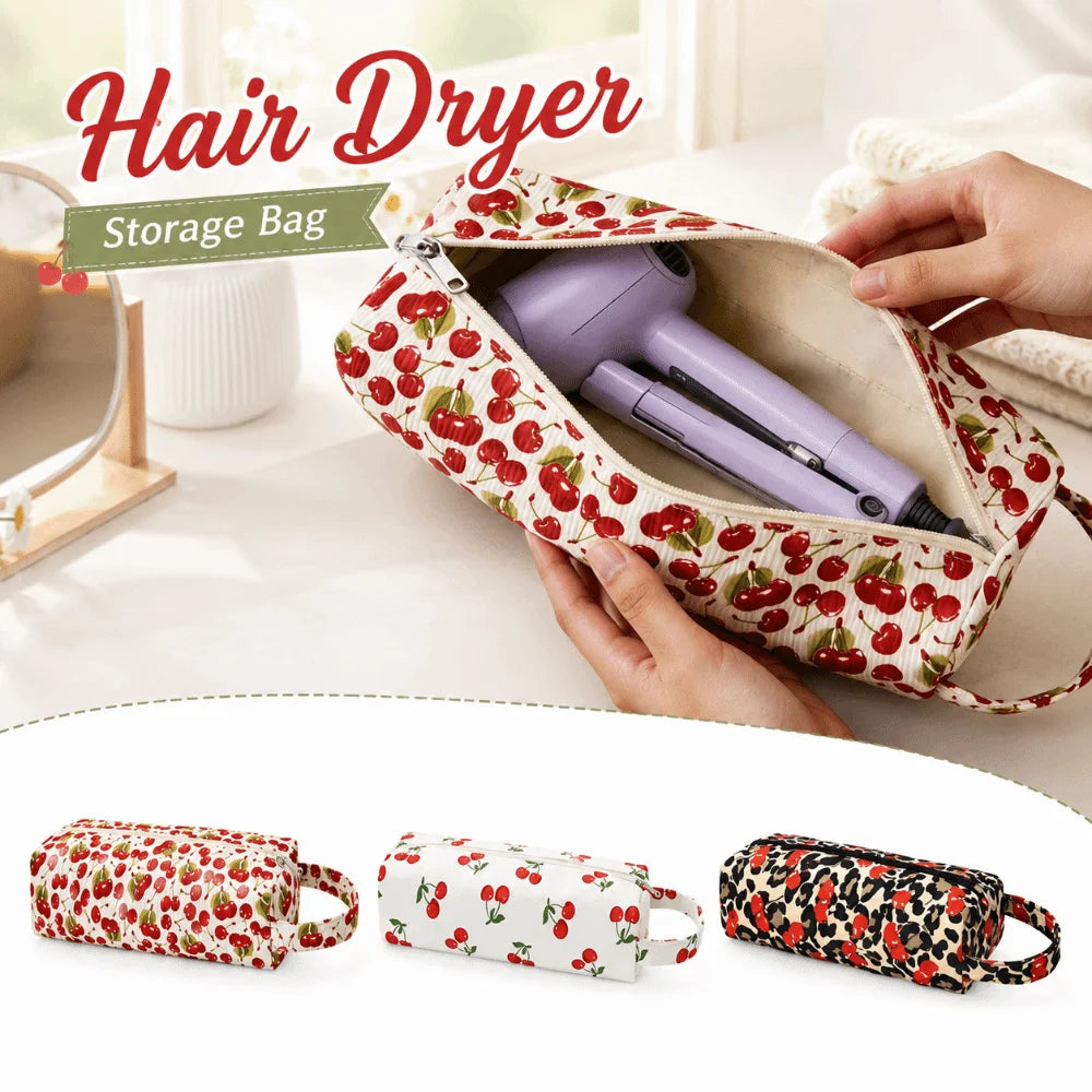 Large Hair Dryer Storage Bag | Travel Hair Styling Organizer
