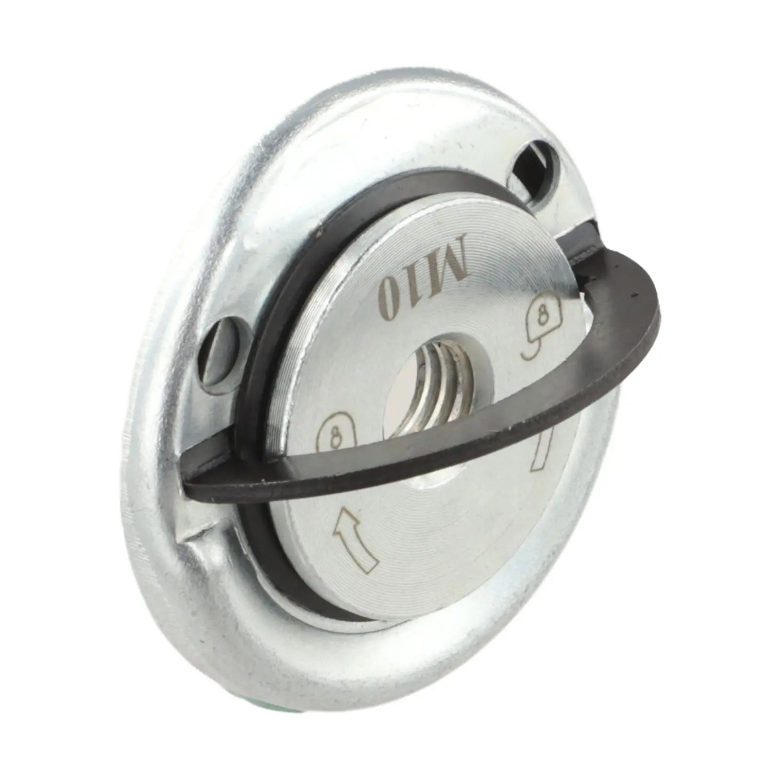 M10 Thread Angle Grinder Quick Release Self-Locking Grinder Pressing Plate Flange Nut Power Chuck Tools Part Oasis Select
