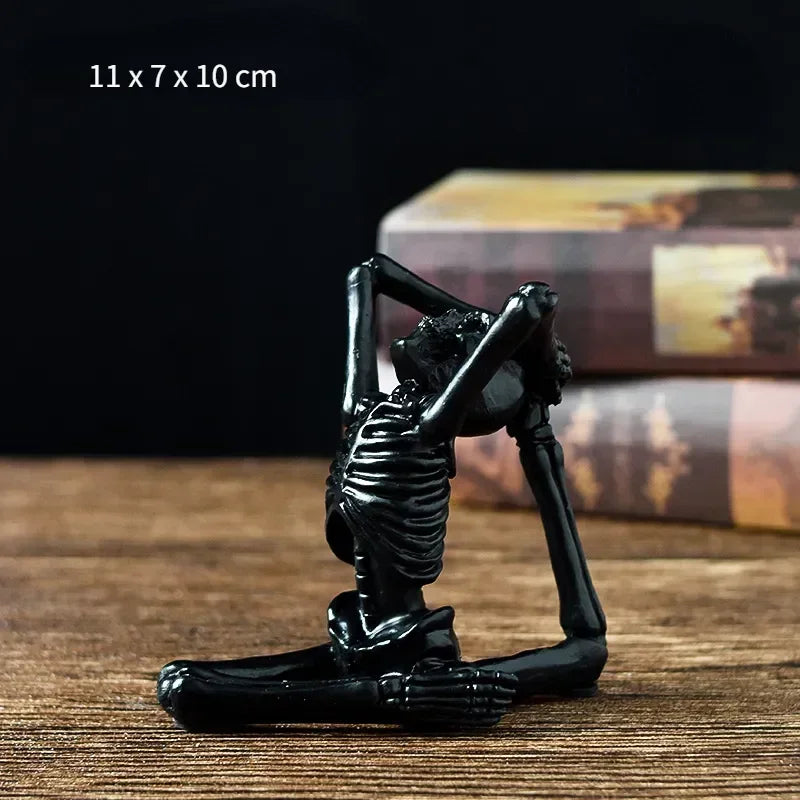 Skull Figurines Skulls Gothic Room Decor Horrible Ghost Resin Skeleton Sculptures for Interior Home Decorations Oasis Select Black D China Mainland