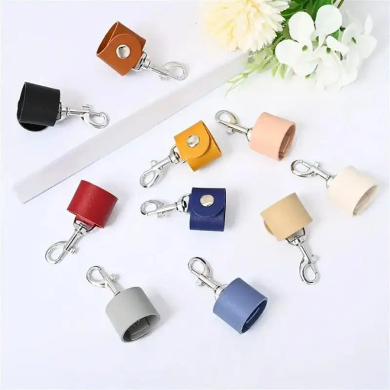 PU Leather Hat Clip with 360° Swivel Hook | Bag Hanger
