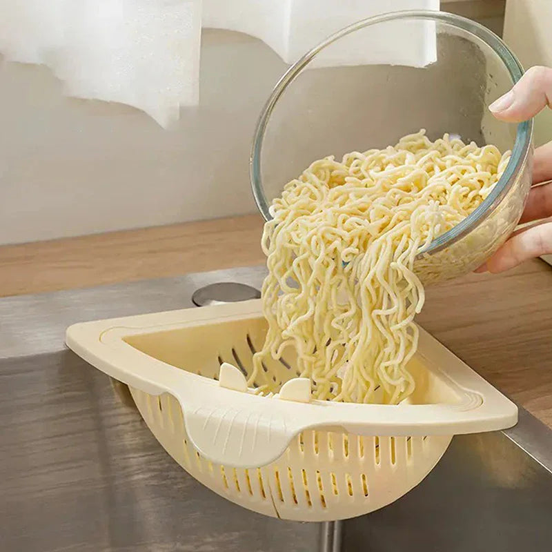 Kitchen Sink Drain Basket with Handle Food Slag Strainer Residue Processor - Essential Accessory for Clean Drains Oasis Select