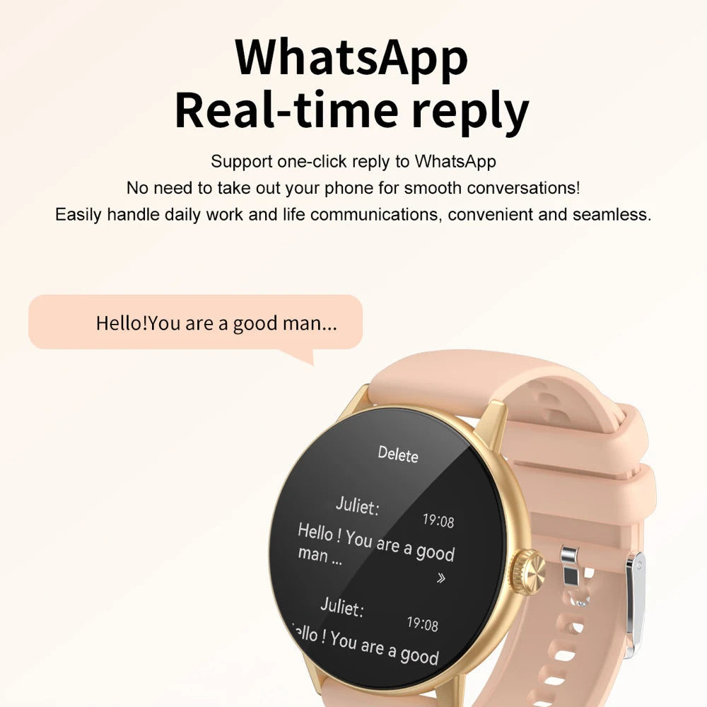 4GB Memory Bracelet Women Smart Watch Lady Smartwatch App Download Sport Waterproof Watches Map Voice Assistant Music Heart Rate Oasis Select