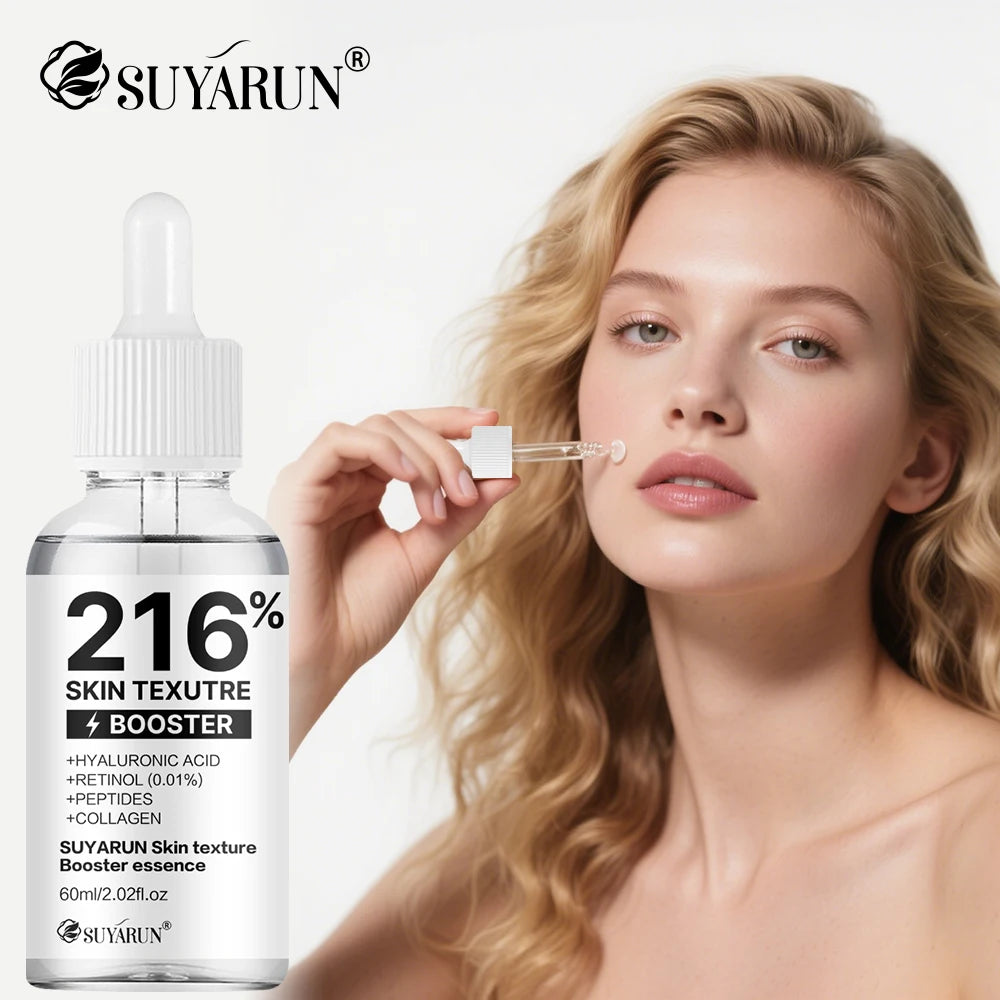 SUYARUN 216% Skin Texture Serum - Hyaluronic Acid + Niacinamide (Vit B3) Anti-Aging Face Treatment | Hydration & Firmness Boost. Oasis Select