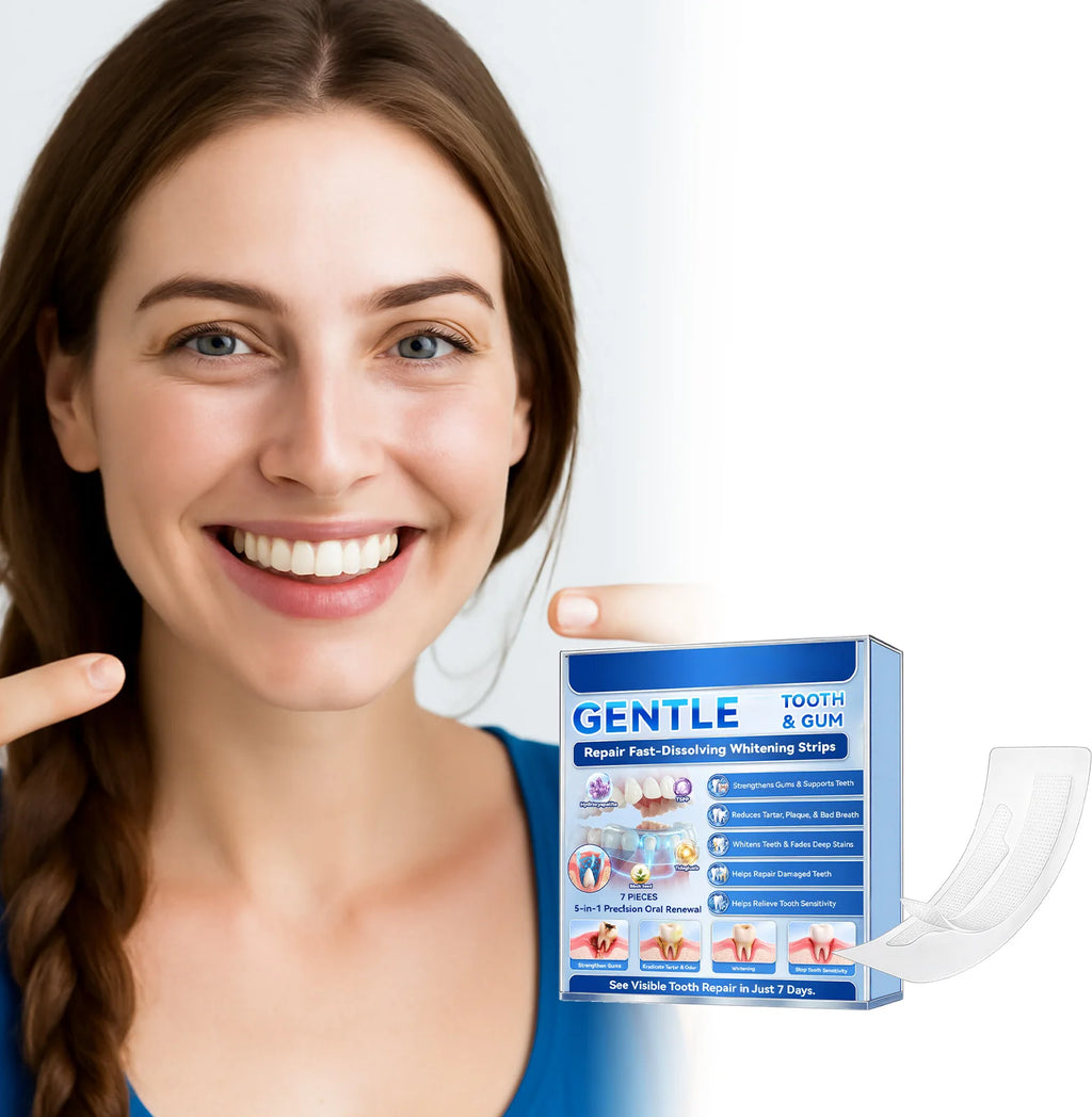 Teeth Whitening Strips Fast Results 7days,Remove Plaque Stain Enamel Safe For Coffee, Tea & Smoking Stains Oral Care Oasis Select