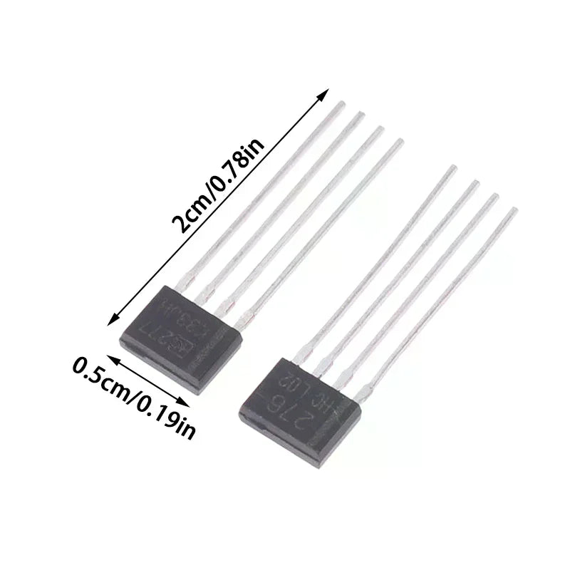 10pcs Fan Motor Hall ATS276 ATS276 AH277 YS276 EG276 276 276G 276H ATS276H ATS276G AH276 SS276 HAL276 MARKING 276 ATS277 SIP-4 Oasis Select