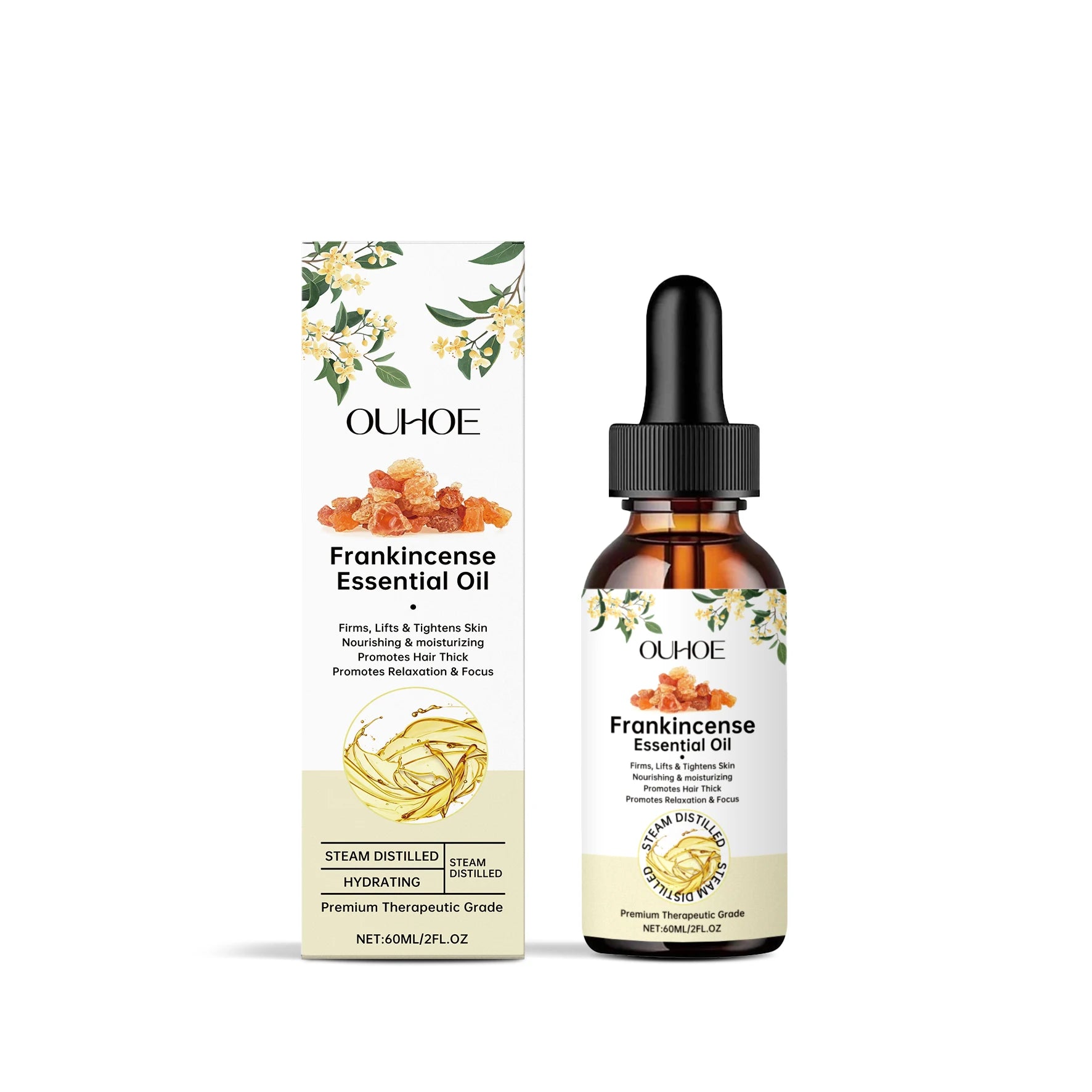 Frankincense Essential Oil for Hair, Skin & Body – 60ml Essential Body Oil Oasis Select 60ml boxed 60ml boxed