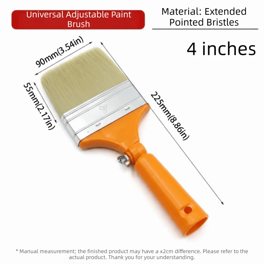 360° Adjustable Paintbrush | Replaceable Curved Head 2/3/4 In