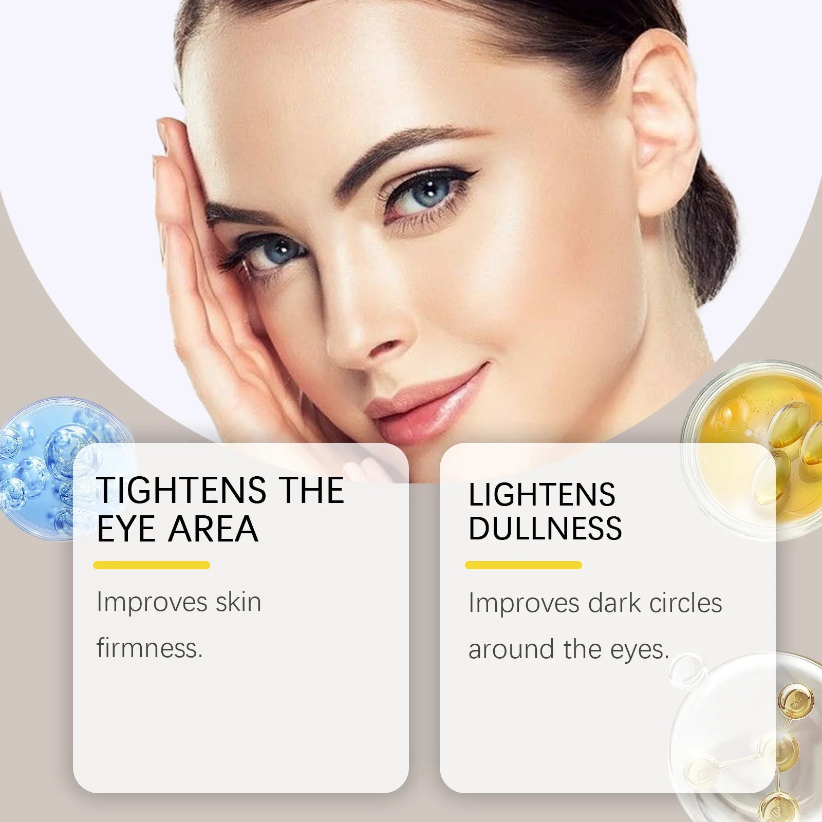 Tightening Eye Cream Reduce Dark Circles Under Eyes Relieve Fine Lines Diminish Dullness Moisturize Hyaluronic Acid Eye Cream Oasis Select