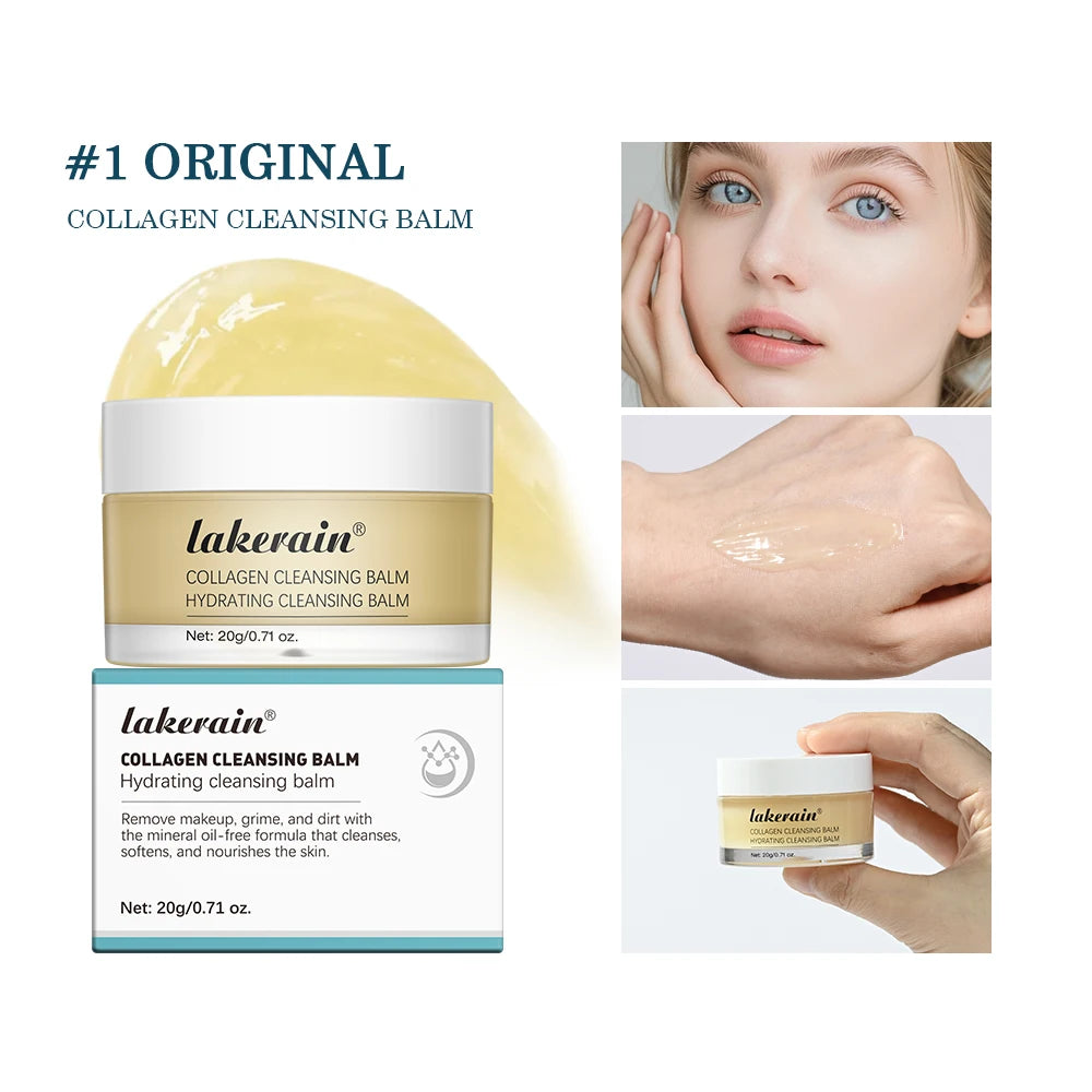 Rose Flavor Collagen Cleansing Balm Nourishing Cream Makeup Remover Mild Non-irritating Moisturizing Non-greasy Cleansing Balm Oasis Select 01 Original