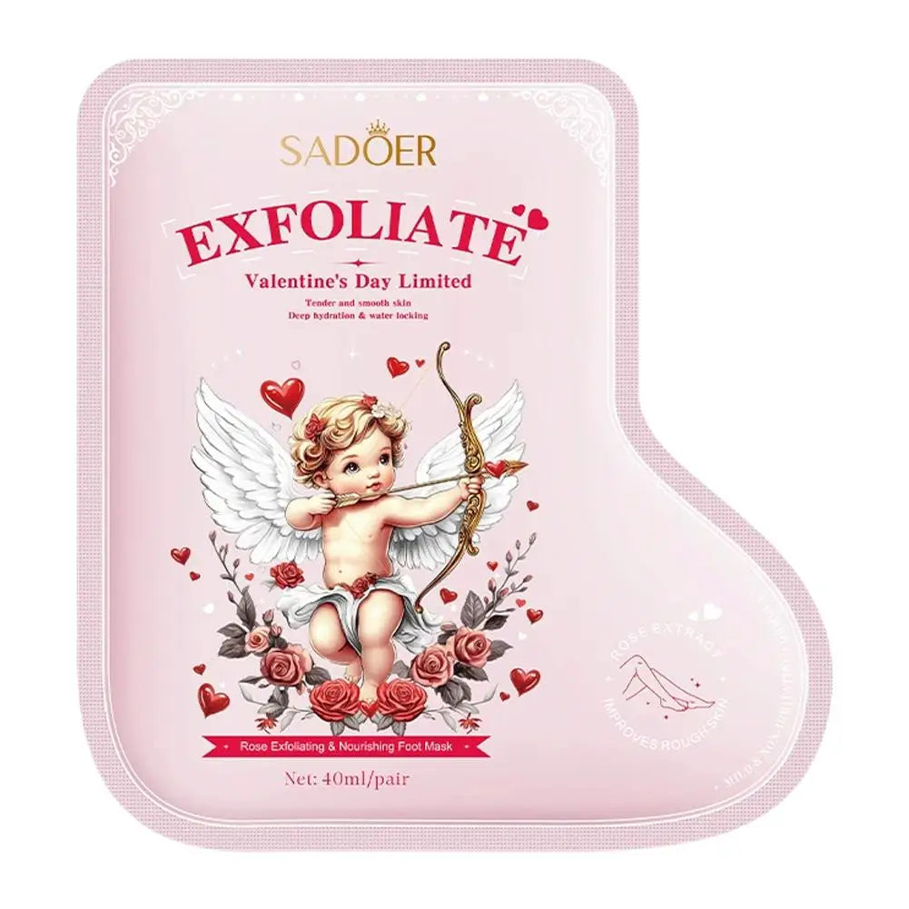 Rose Exfoliating Foot Mask – Moisturizing & Smoothing Socks