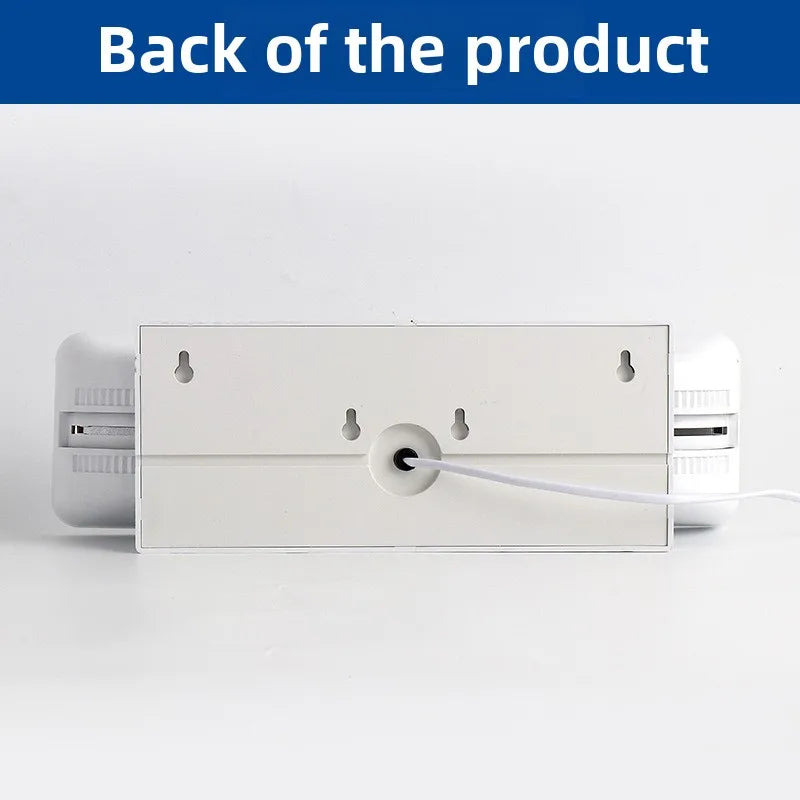 SHINEKNOT Double-Head LED Emergency Exit Light | 180 Min Backup