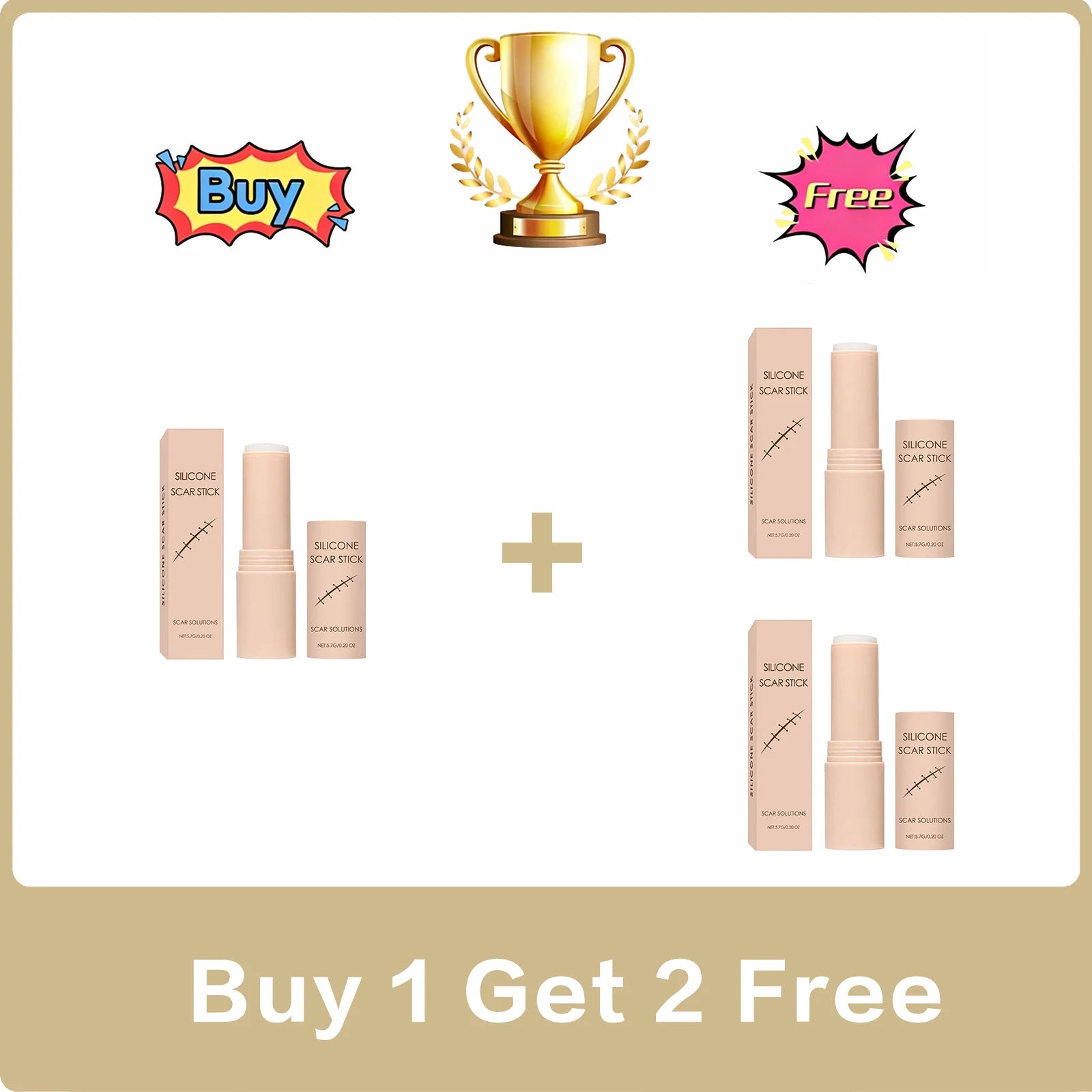 Scar Care Moisturizing Stick – Hydrating Balm Face & Body Scar Care Balm Oasis Select Buy 1 Get 2 Free