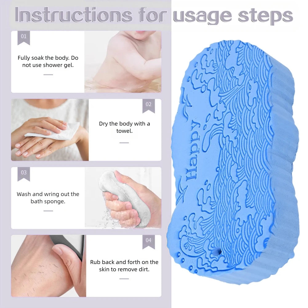 3D Super Soft Exfoliating Bath Sponge – Body Scrubber All Ages