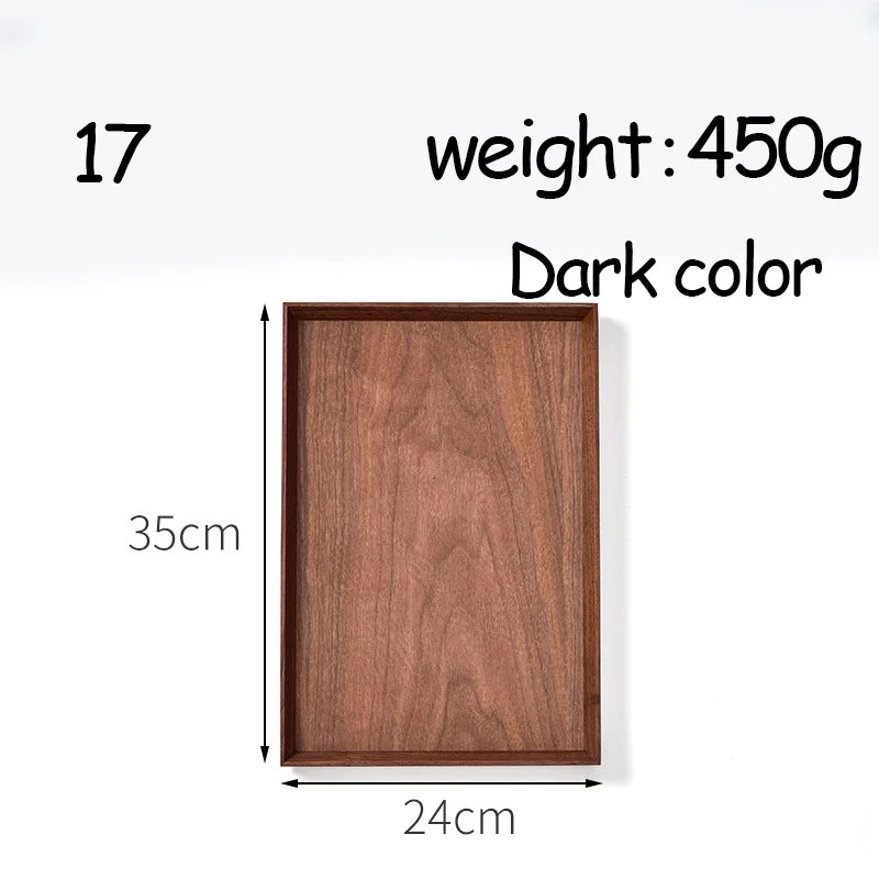 Oval Serving Trays Tableware Dessert Tea Saucer Coasters Coffee Coasters Wooden Plate Storage Food Display Home Hotel Decor Oasis Select 17