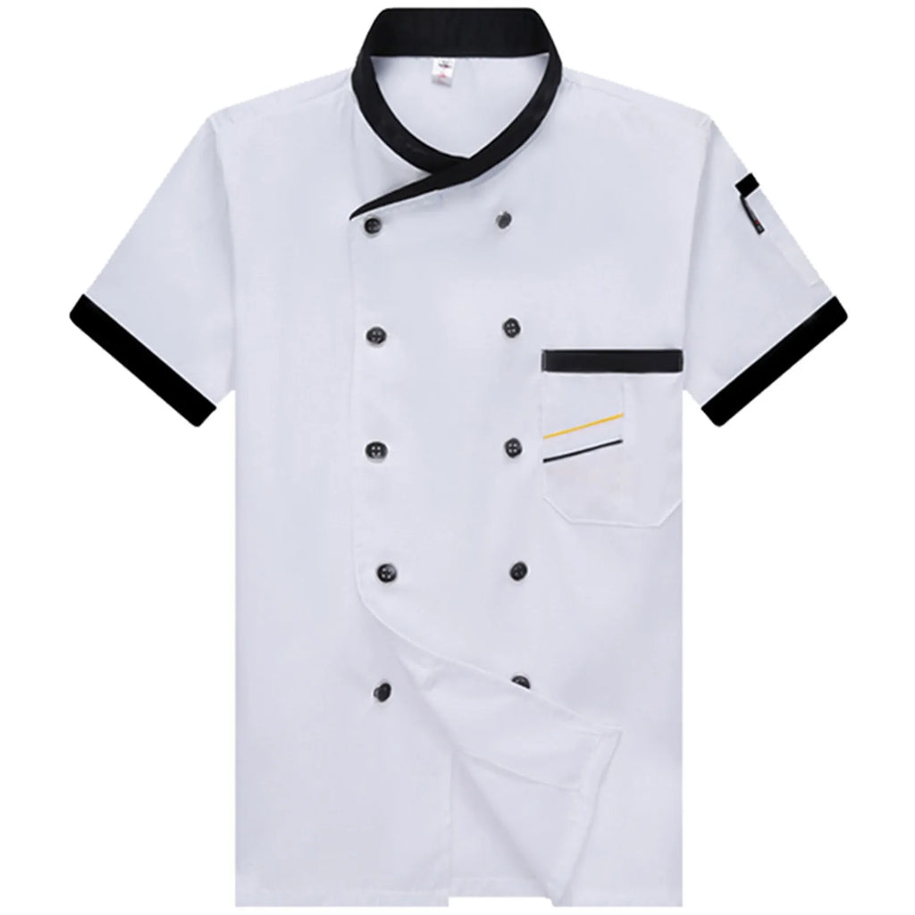 Unisex Short Sleeve Chef Jacket – Kitchen & Catering Uniform Chef Jacket Oasis Select White M