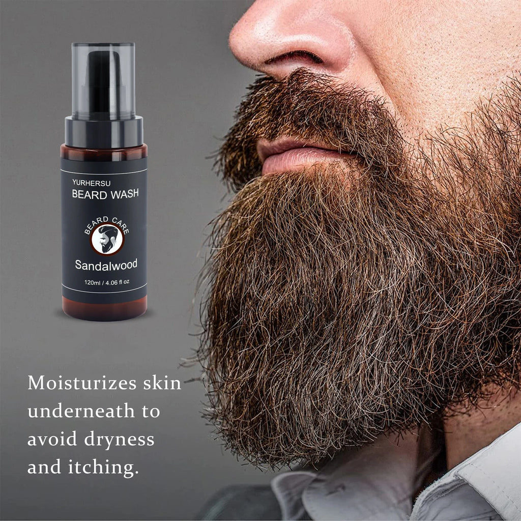 YURHERSU Men's Beard Shampoo – Deep Cleansing & Softening Beard Shampoo Oasis Select